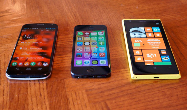 Android, iOS7, Windows Phone