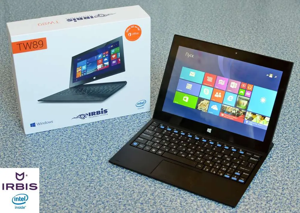 Два в одном: обзор Irbis TW89 – нового планшета-трансформера на Windows  8.1