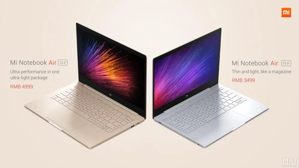 Xiaomi заходит на ПК-арену, показала Mi Notebook Air