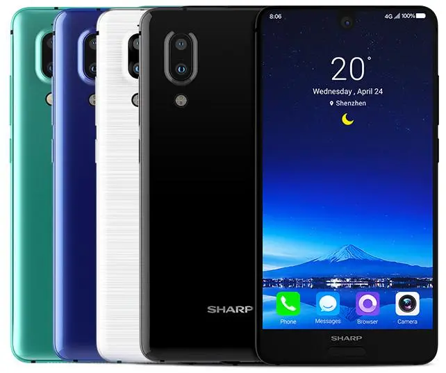 У него рамок меньше, чем у Galaxy S8 — Sharp Aquos S2