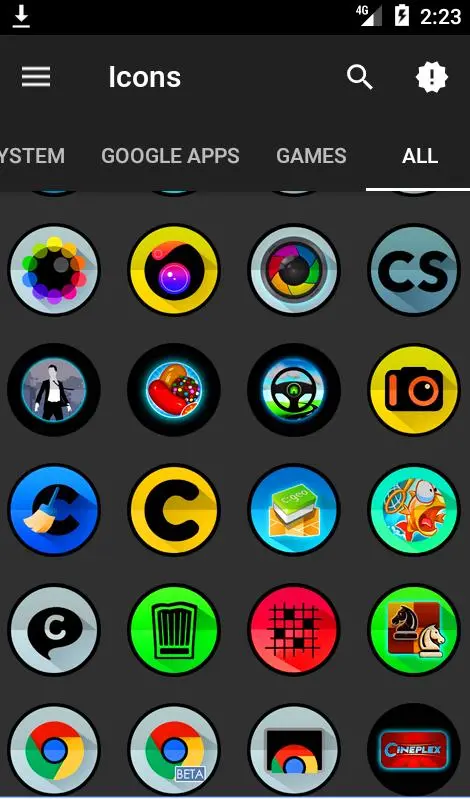 0 рублей за&nbsp;платные паки-иконок в&nbsp;Google Play Store