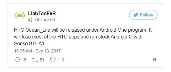 HTC тоже примет участие в&nbsp;Android One