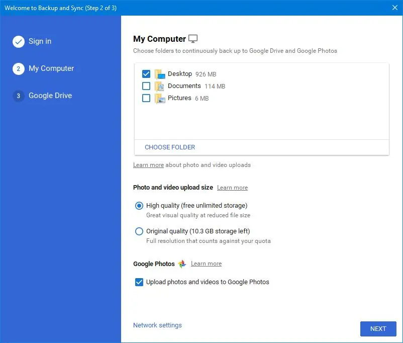 Настраиваем синхронизацию ПК с облаком с помощью Google Backup and Sync