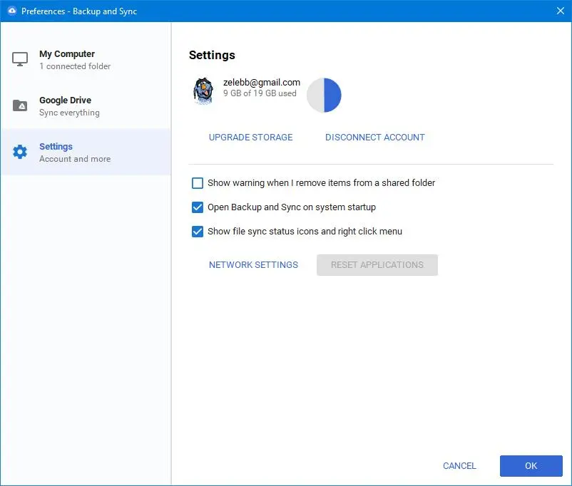 Настраиваем синхронизацию ПК с облаком с помощью Google Backup and Sync