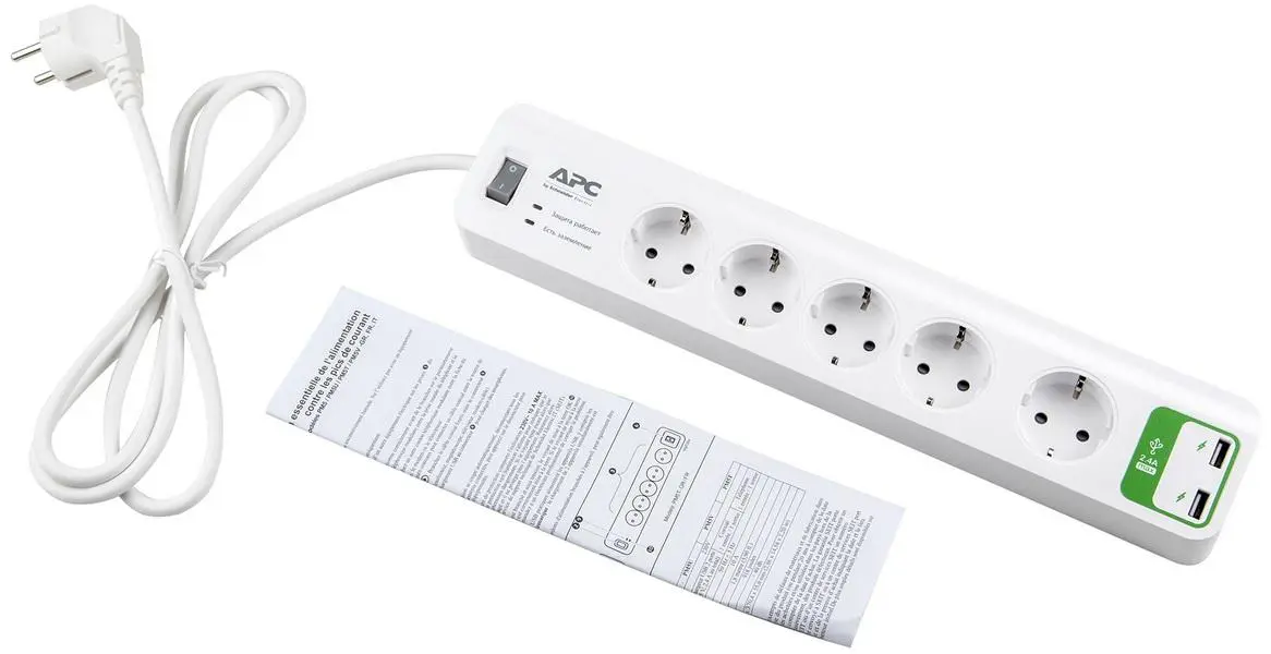 Обзор сетевых фильтров APC by&nbsp;Schneider Electric: АРС Р43-RS, АРС PM5U-RS, 