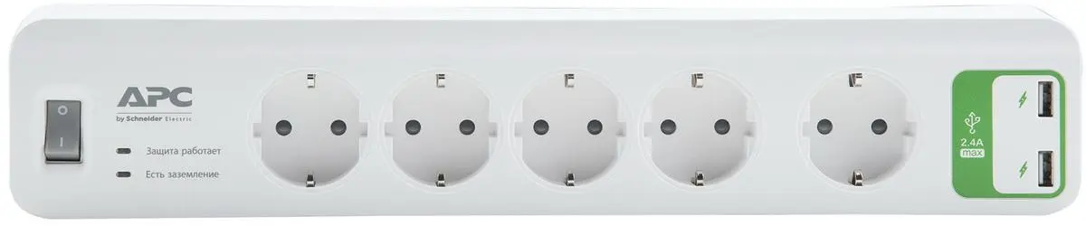 Обзор сетевых фильтров APC by&nbsp;Schneider Electric: АРС Р43-RS, АРС PM5U-RS, 