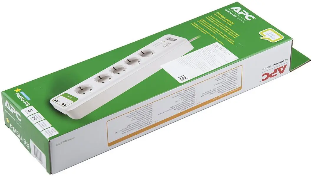 Обзор сетевых фильтров APC by&nbsp;Schneider Electric: АРС Р43-RS, АРС PM5U-RS, 