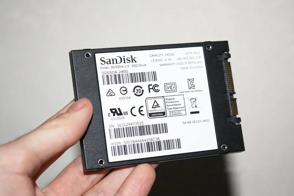 Обзор жёсткого диска SSD SanDisk Plus 240 GB (SDSSDA-240G-G26)