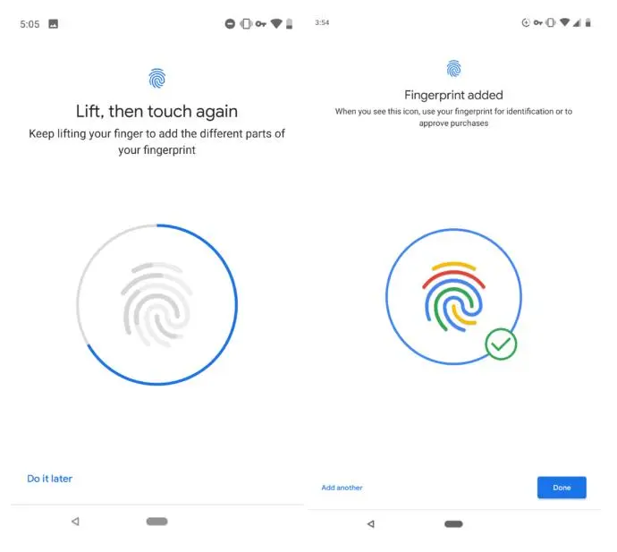 Android P Developer Preview 3 вводит новую анимацию отпечатка пальца