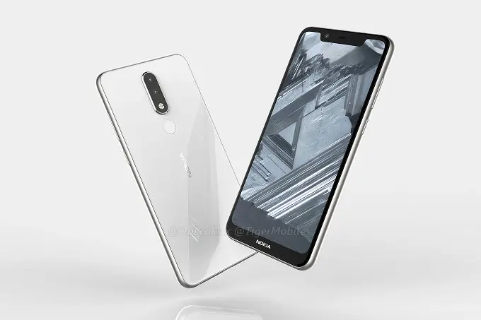 Nokia 5.1 попытались изобразить на рендерах