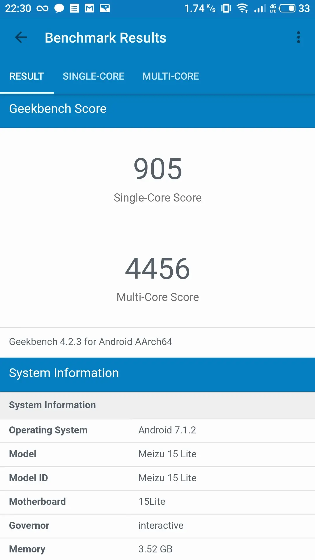 Обзор смартфона Meizu 15 Lite