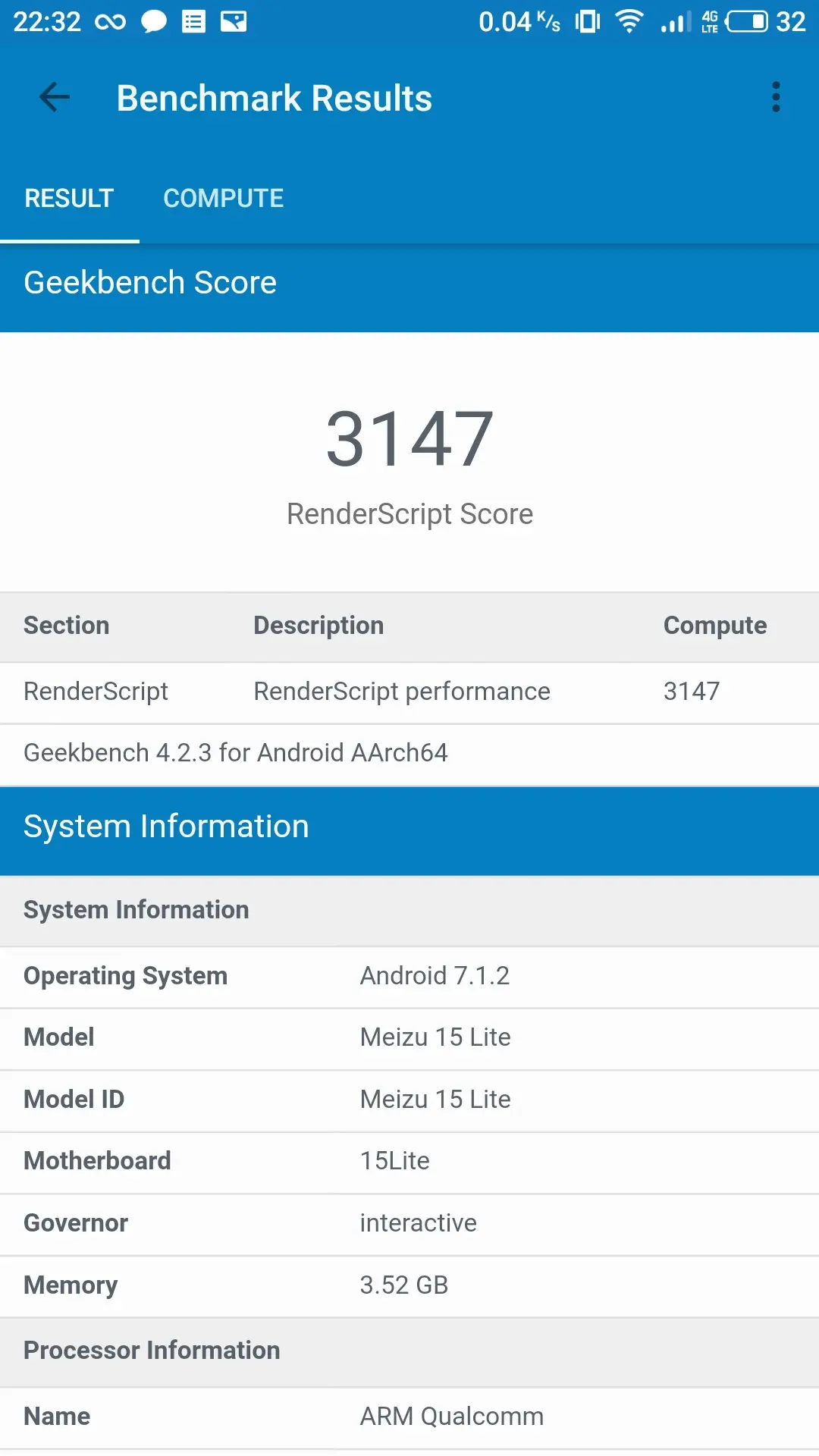 Обзор смартфона Meizu 15 Lite