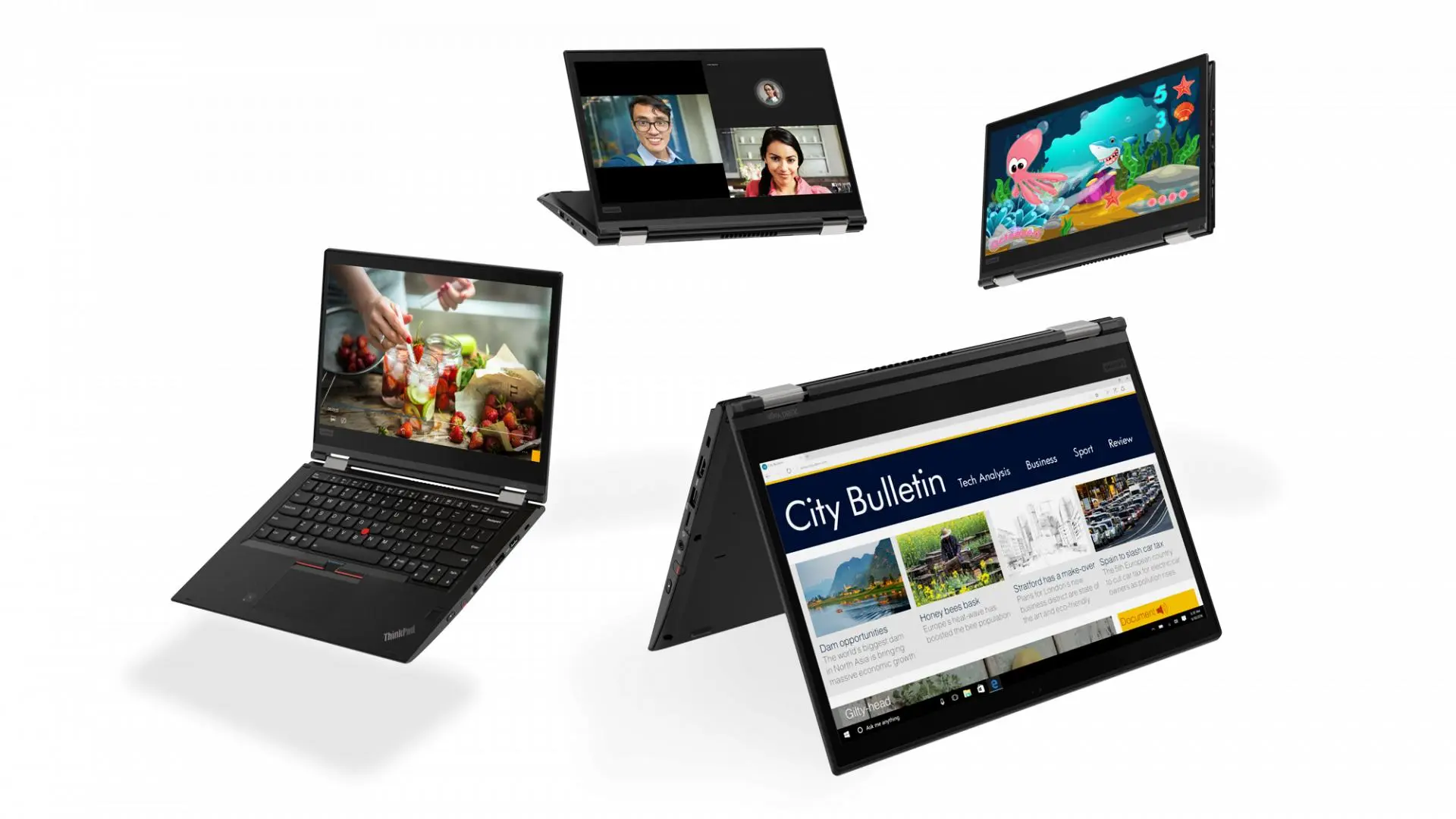 Lenovo освежила семейство Yoga: ThinkPad X1 Yoga, X380 Yoga и L380 Yoga