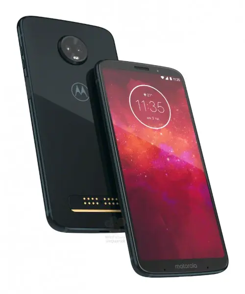 Moto Z3 Play появился на рендерах до анонса