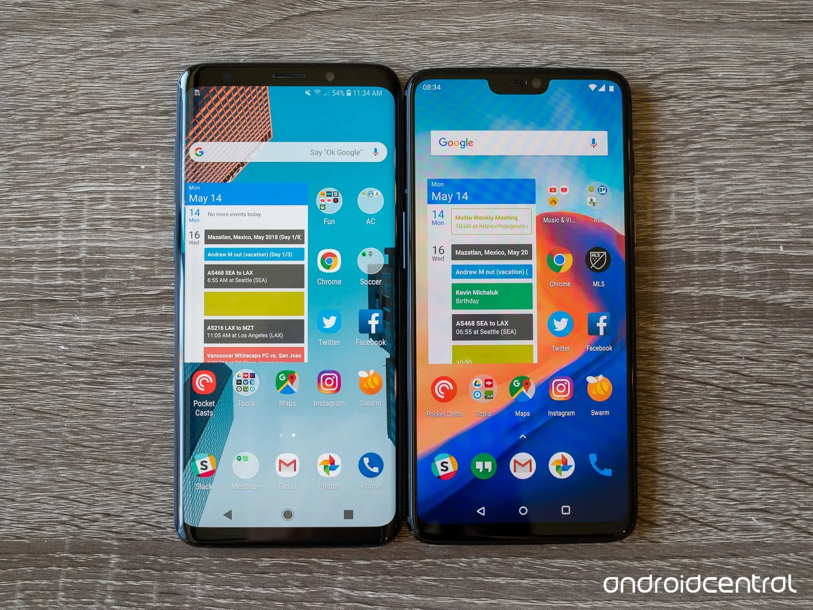 OnePlus 6 и Samsung Galaxy S9, кто предпочтительнее?