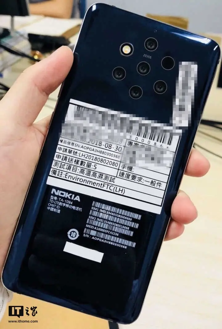 5 камер Nokia у следующего смартфона. Это только с тыла!