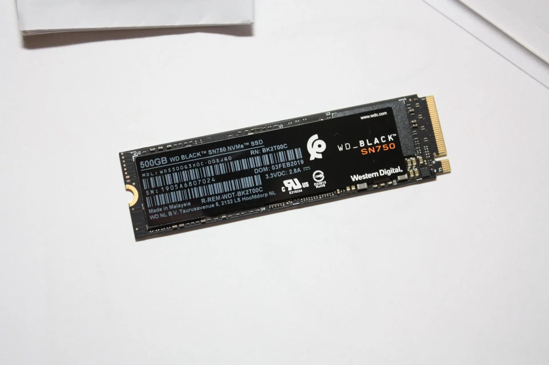 Обзор NVMe накопителя Western Digital WD Black NVMe SSD 500 GB (WDS500G2×0C)