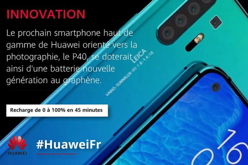 Графеновой батареи в Huawei P40 не будет. Официально опровергли