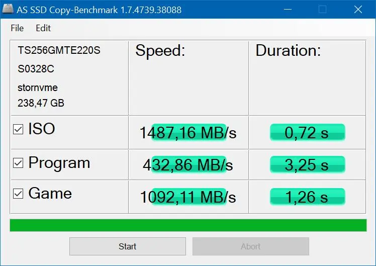 Обзор твердотельного NVMe накопителя Transcend PCIe SSD 220S