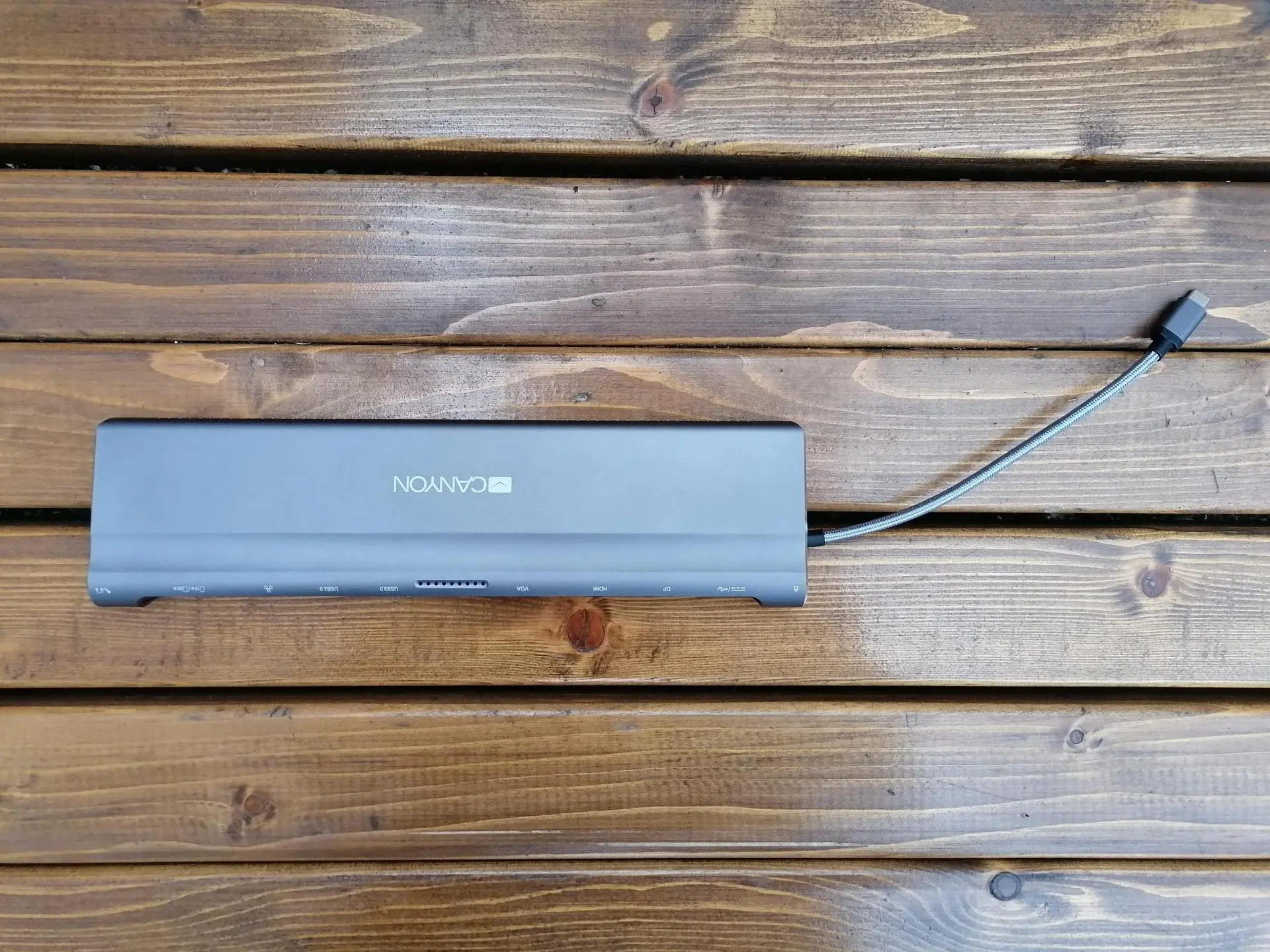 Обзор USB-концентратора Canyon 12-в-1 USB Type C (CNS-HDS09DG)