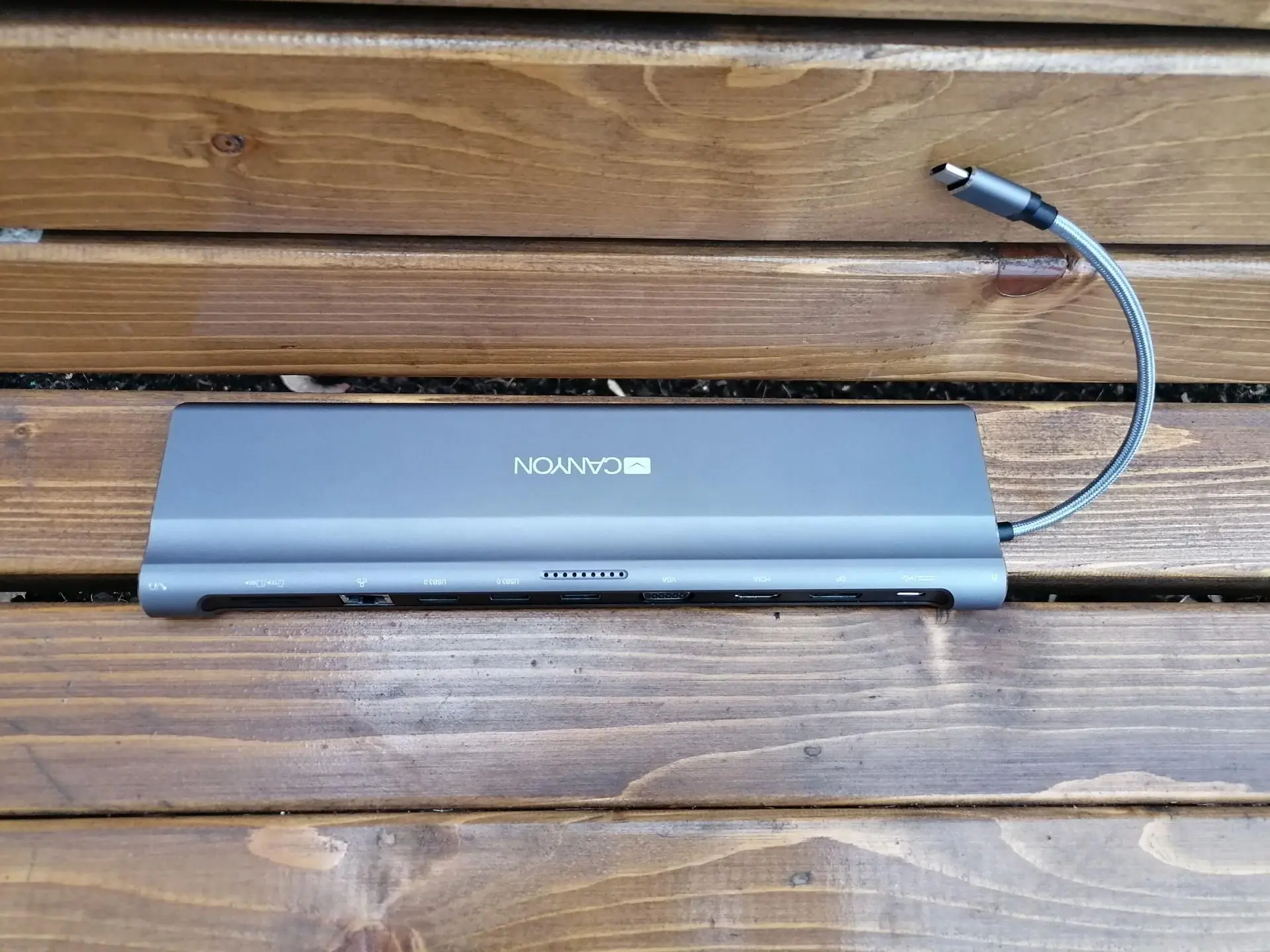 Обзор USB-концентратора Canyon 12-в-1 USB Type C (CNS-HDS09DG)