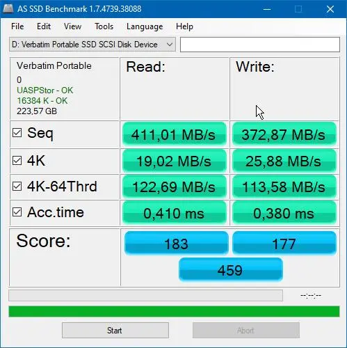 Обзор внешнего SSD Verbatim Store n Go 240 Gb