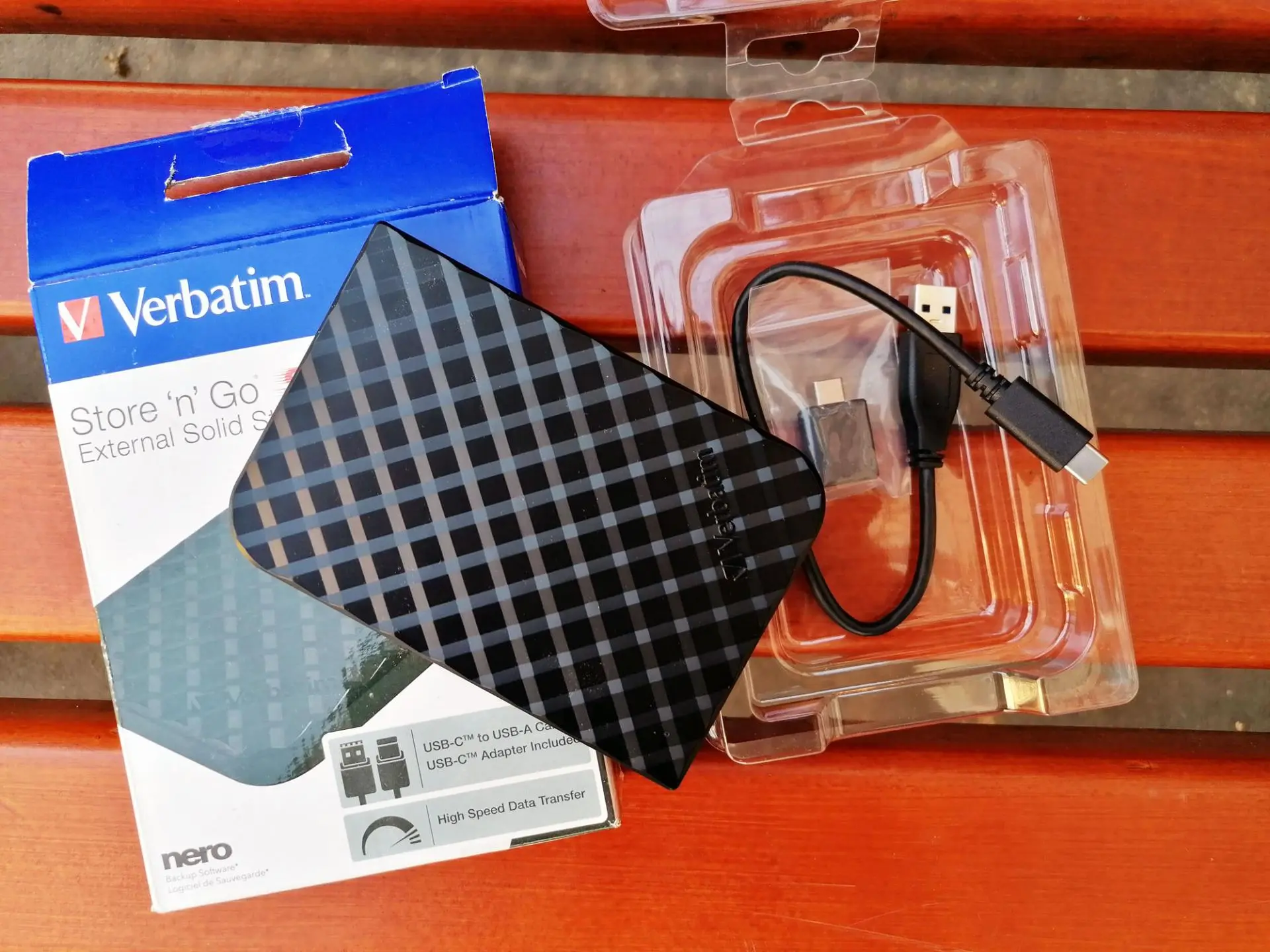 Обзор внешнего SSD Verbatim Store n Go 240 Gb