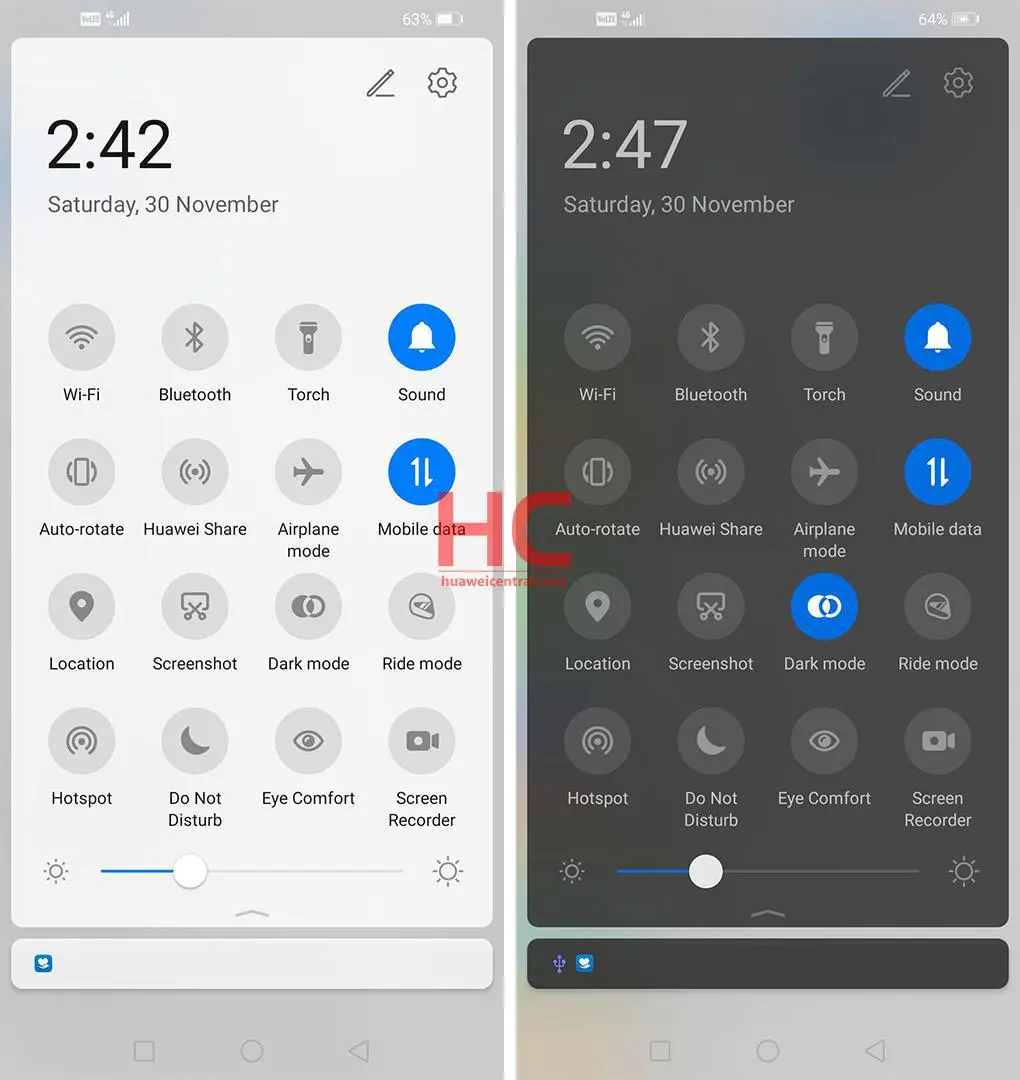 Сравниваем новый интерфейс EMUI 10 и&nbsp;EMUI 9.1. Huawei удалось хорошо?