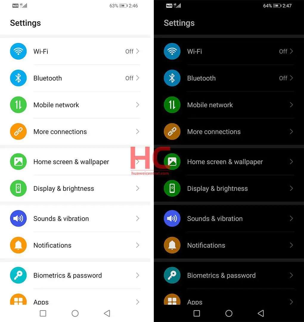 Сравниваем новый интерфейс EMUI 10 и&nbsp;EMUI 9.1. Huawei удалось хорошо?