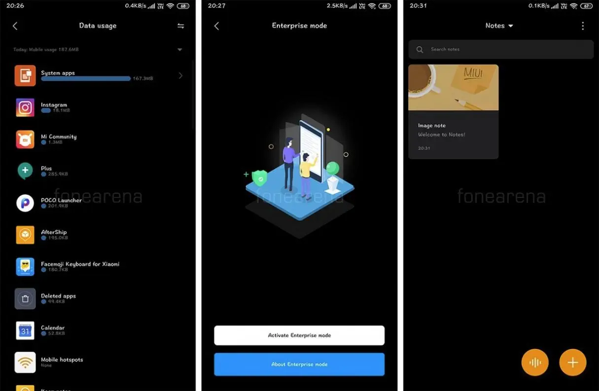 В Xiaomi MIUI 10 появилась тёмная тема оформления