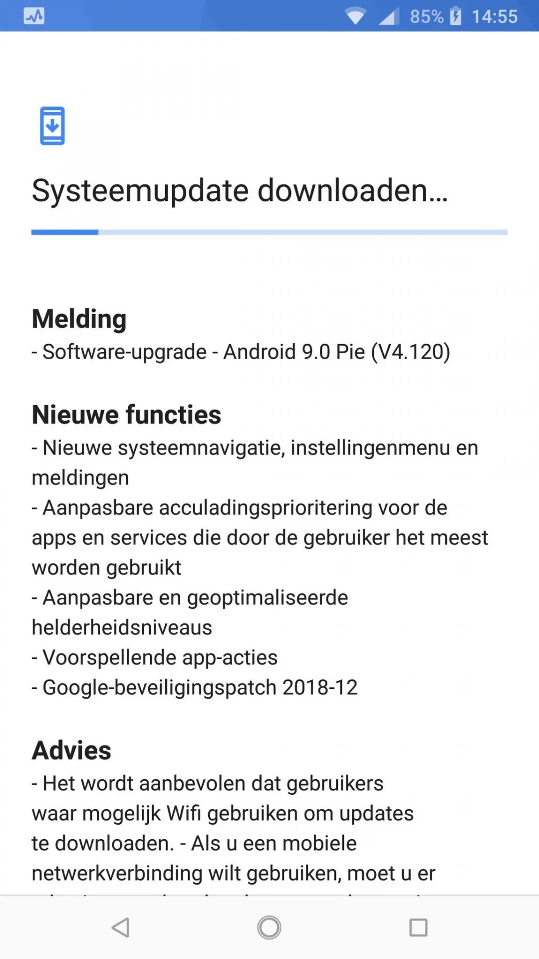 Nokia 8 Sirocco начал получать обновление до&nbsp;Android Pie