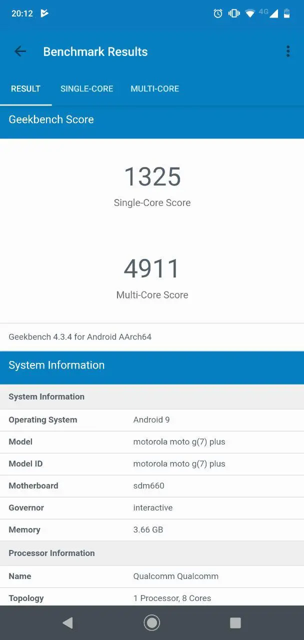 Обзор смартфона Motorola Moto G7 Plus