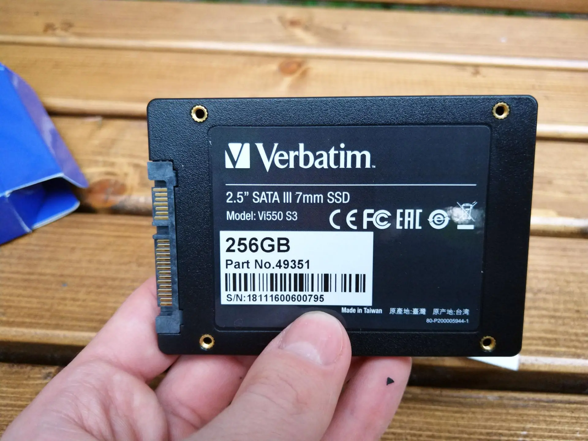 Обзор SSD накопителя Verbatim Vi550 S3