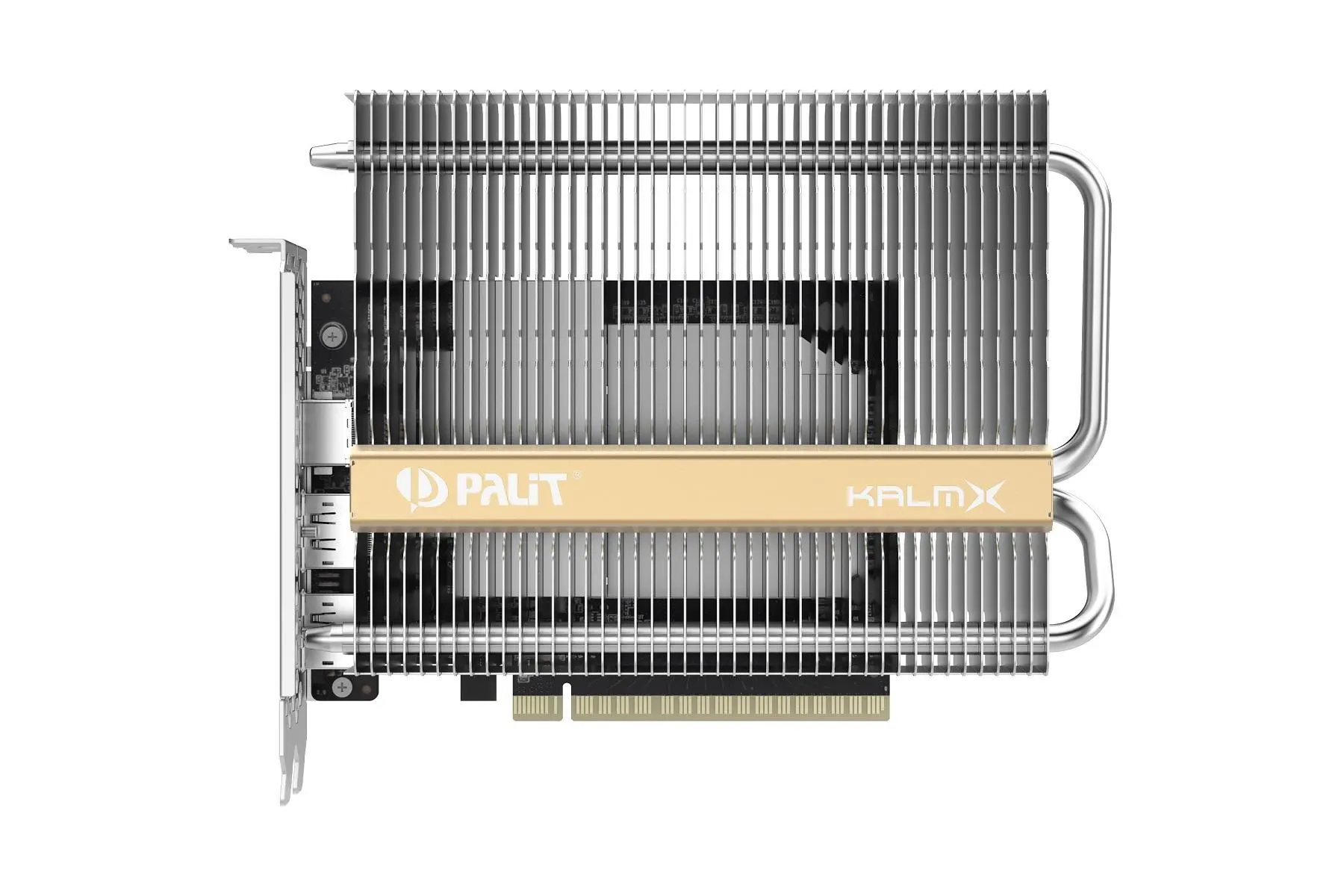 Бесшумную видеокарту Palit GeForce GTX 1650 KalmX оценили в 12500 рублей
