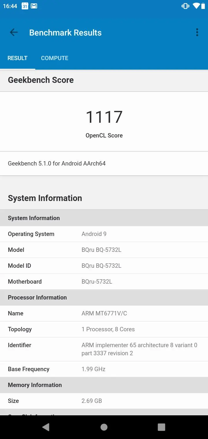 Обзор смартфона BQ Aurora SE 5732L