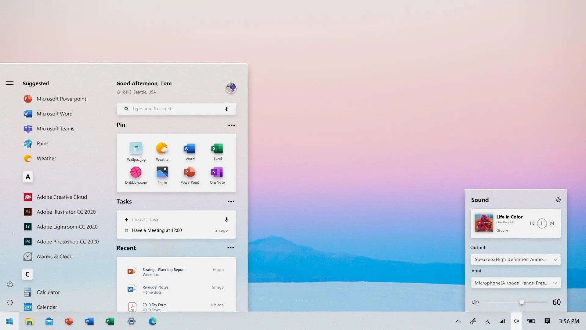 Так могла бы выглядеть Windows 10 — проект Acrylic