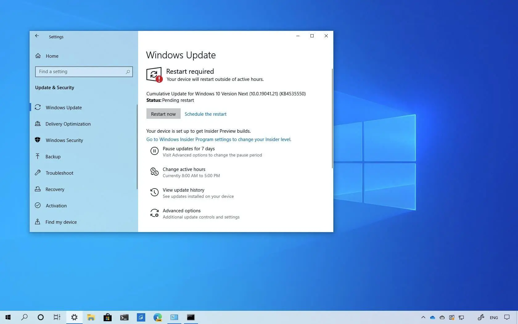 Windows 10 версии 2004 может выйти уже в мае