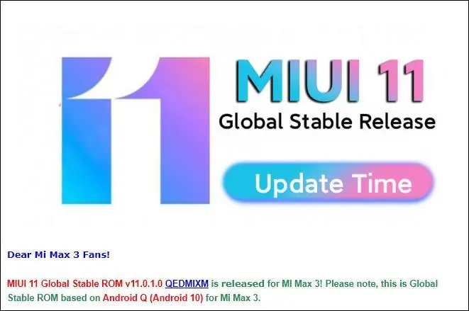 Xiaomi Mi Max 3 & Mi 8 Lite начали получать Android 10 и MIUI 11