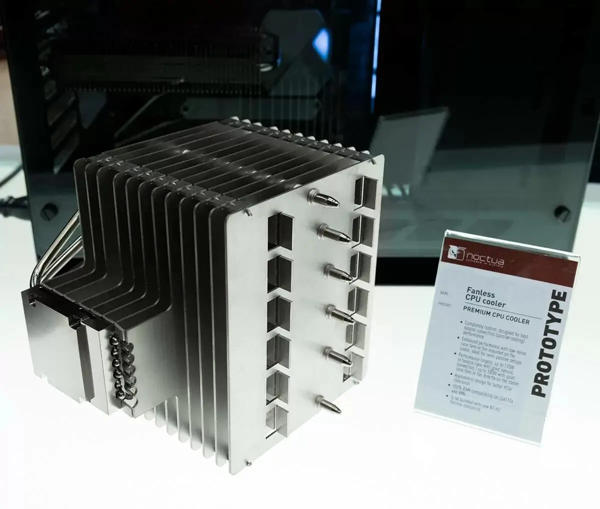 Noctua готовит бесшумный ПК-кулер без вентиляторов. Чем он хорош?