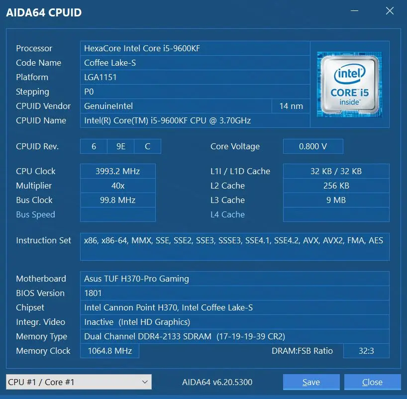 Обзор возможностей процессора Intel Core i5-9600KF с охлаждением Noctua