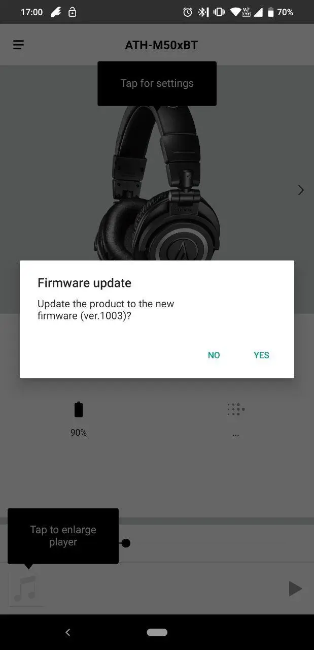 Как обновить прошивку наушников Audio-Technica ATH-M50xBT