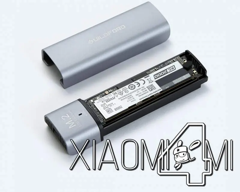 Xiaomi выпустила корпус для использования SSD M.2 в роли внешних USB-накопителей