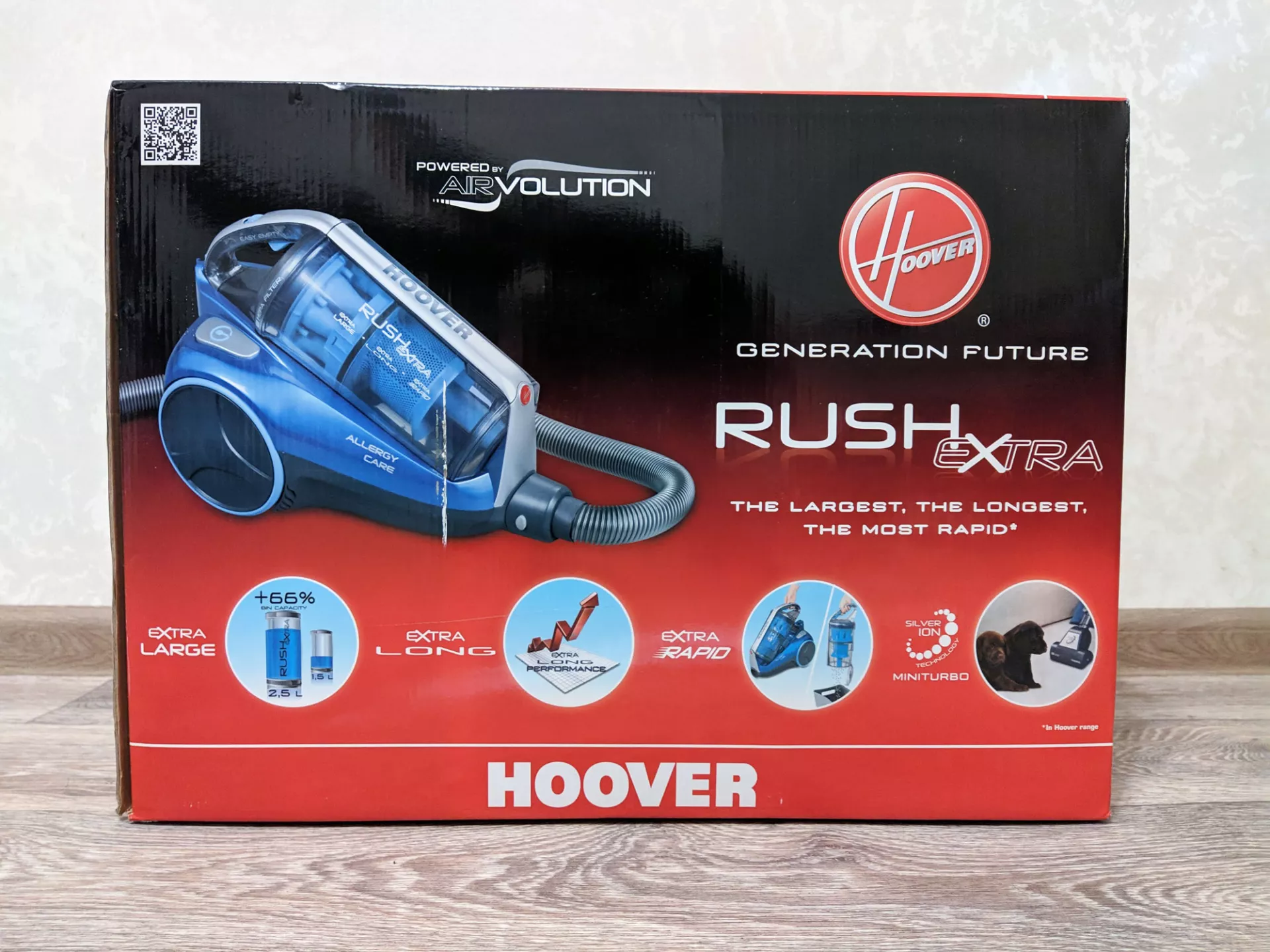 Тест-драйв пылесоса Hoover TRE1 420 019 RUSH EXTRA