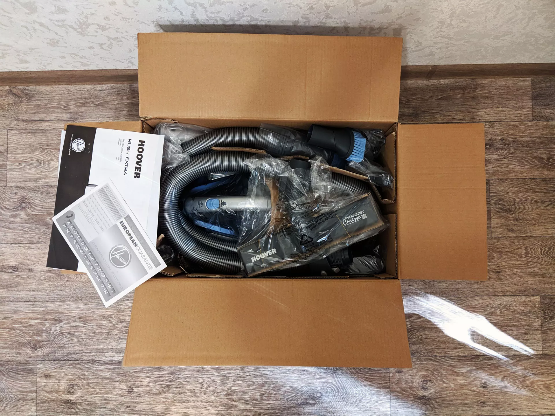 Тест-драйв пылесоса Hoover TRE1 420 019 RUSH EXTRA