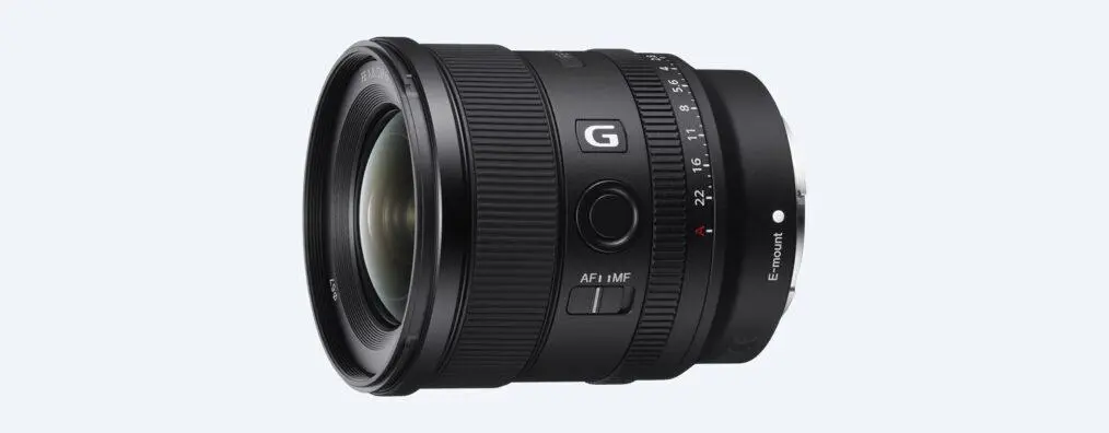 Новый объектив Sony FE 20 мм F1,8 G с фиксированным фокусным расстоянием
