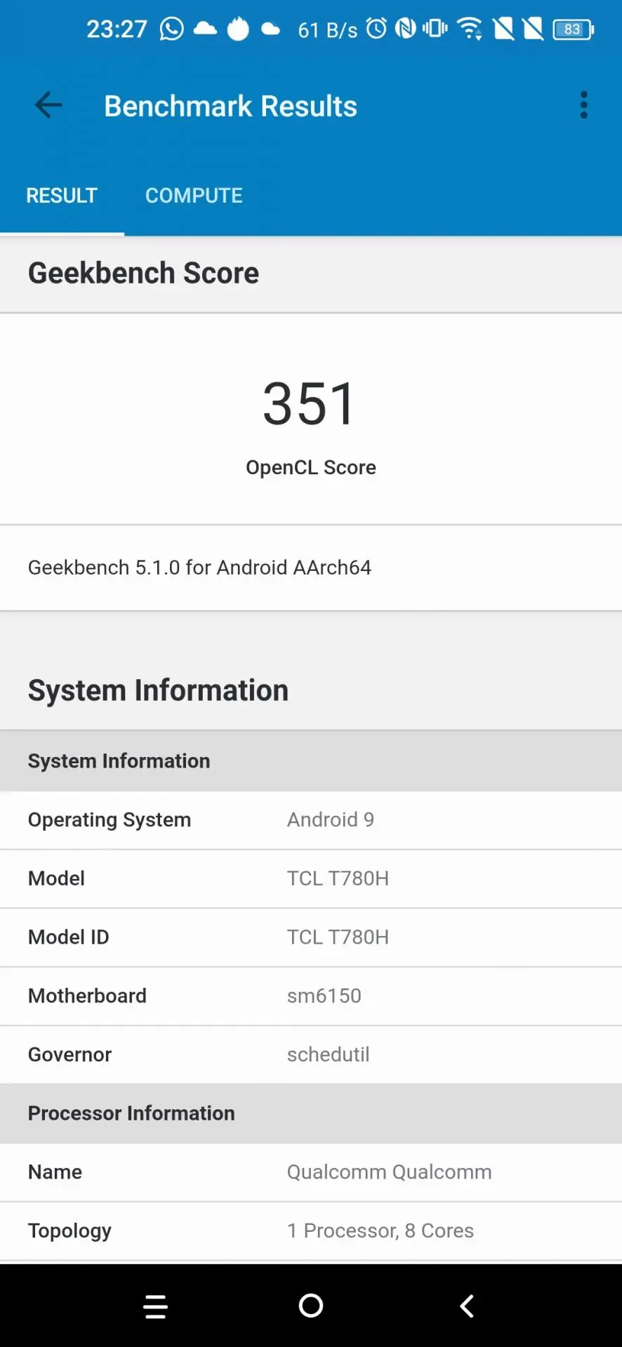 Обзор смартфона TCL Plex
