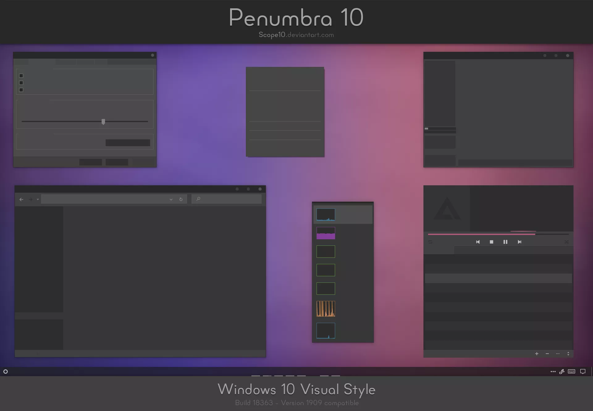 Лучшие тёмные темы оформления для Windows 10. Глаза скажут спасибо