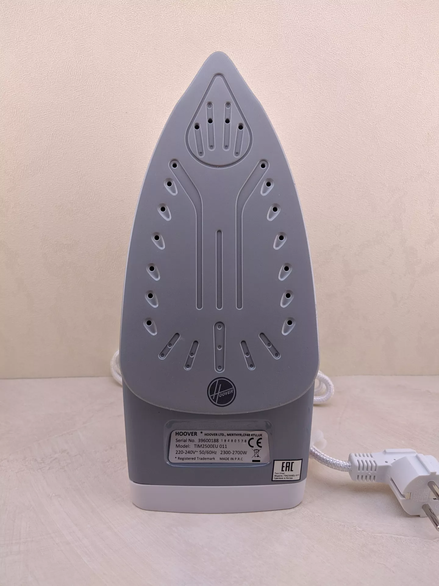 Тест-драйв утюга Hoover TIM 2500