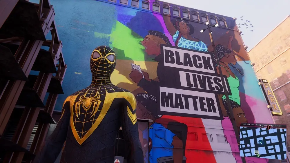 Политика в играх. В игре про Человека-паука появилось движение Black Lives Matter