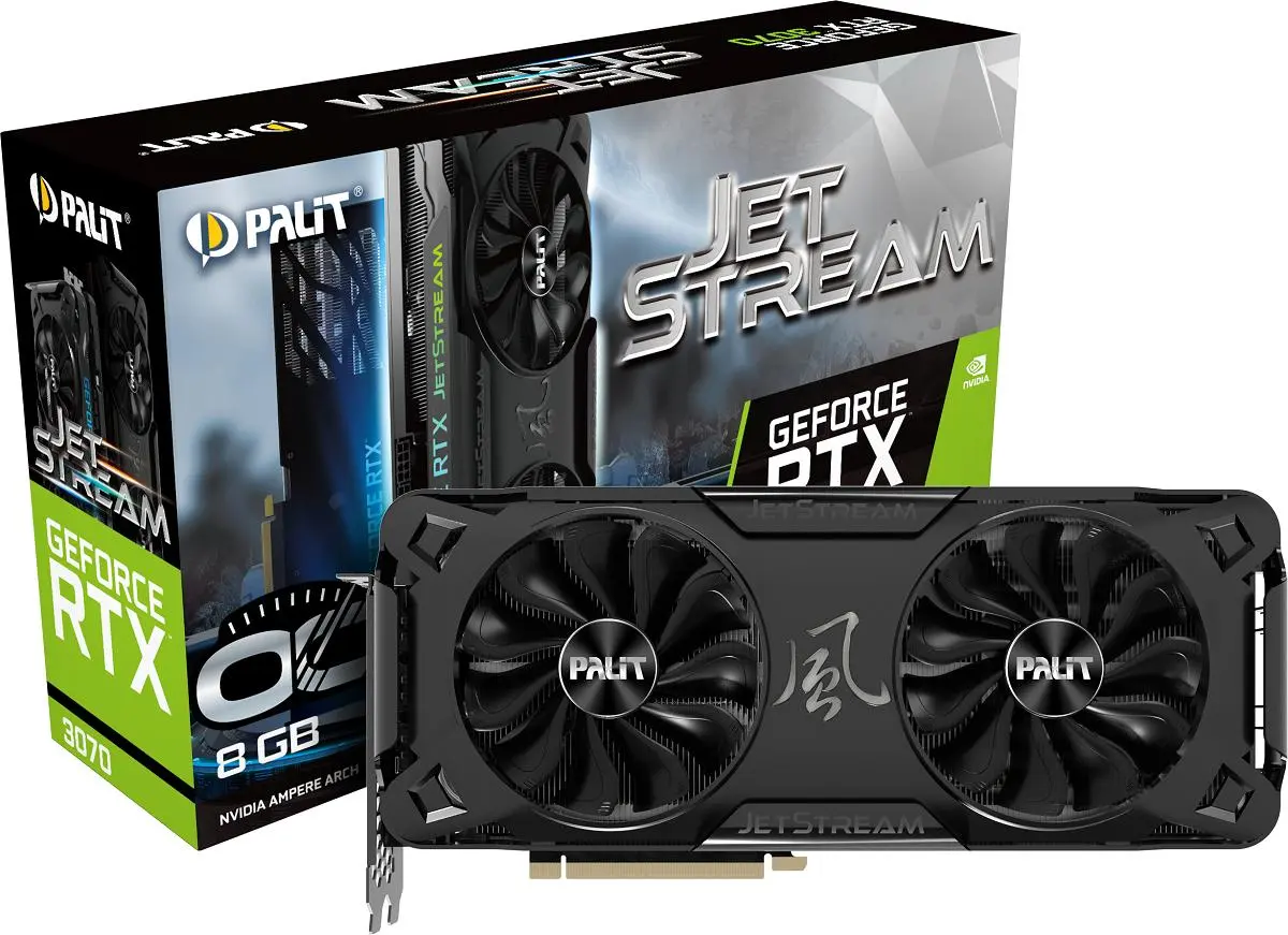 У Palit появились видеокарты GeForce RTX 3070